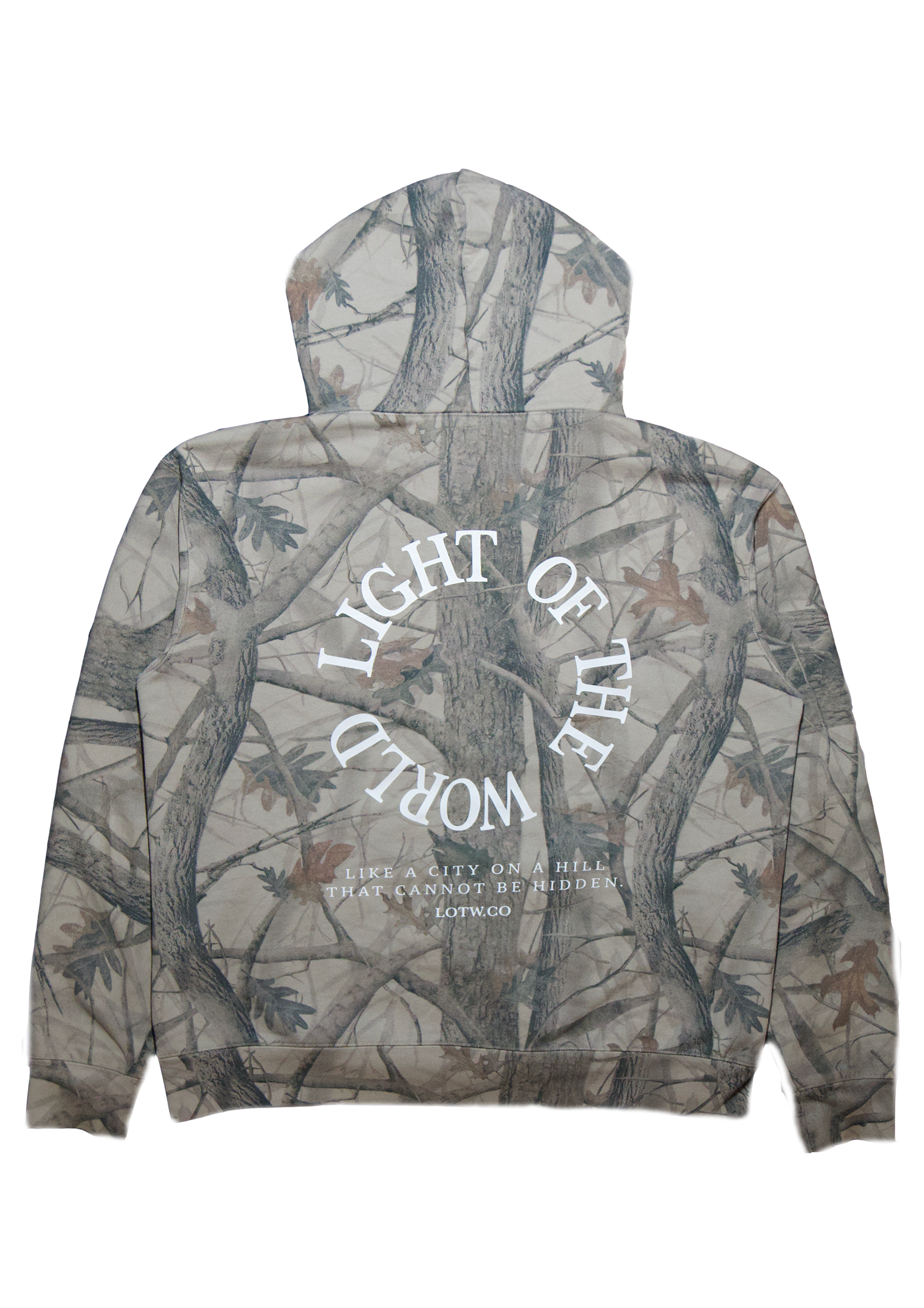 Premium "Light Of The World" Camo Hoodie